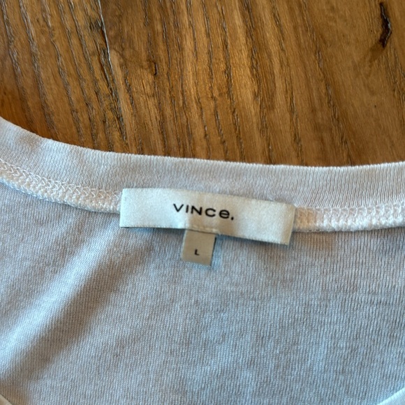 Vince White Tee. Size Large. - Picture 2 of 4